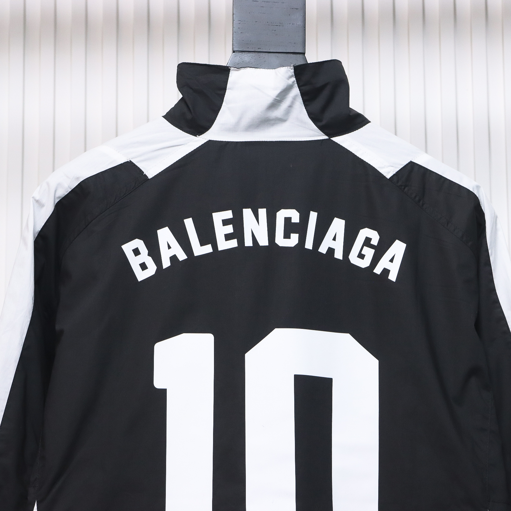 Balenciaga Manchester United Black And White Patchwork No.10 Jacket
