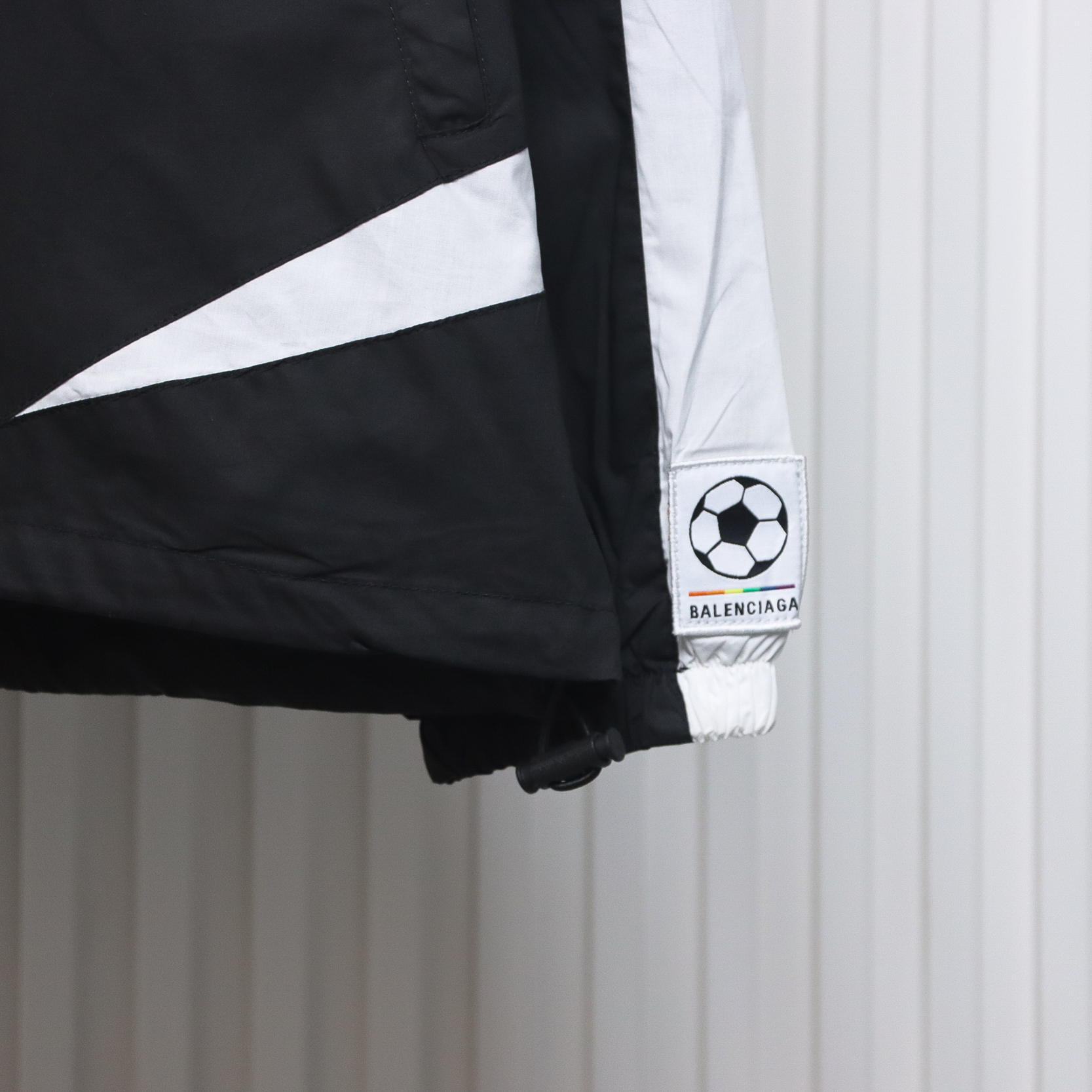 Balenciaga Manchester United Black And White Patchwork No.10 Jacket