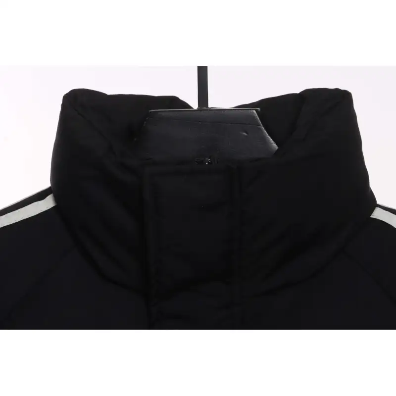 Balenciaga Manchester United Three Stripes Down Jacket Black