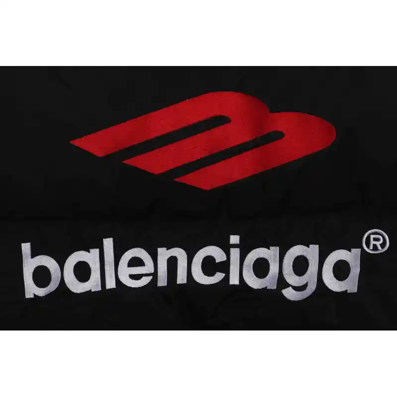 Balenciaga Manchester United Three Stripes Down Jacket Black