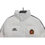 Balenciaga Manchester United Three Stripes Down Jacket White
