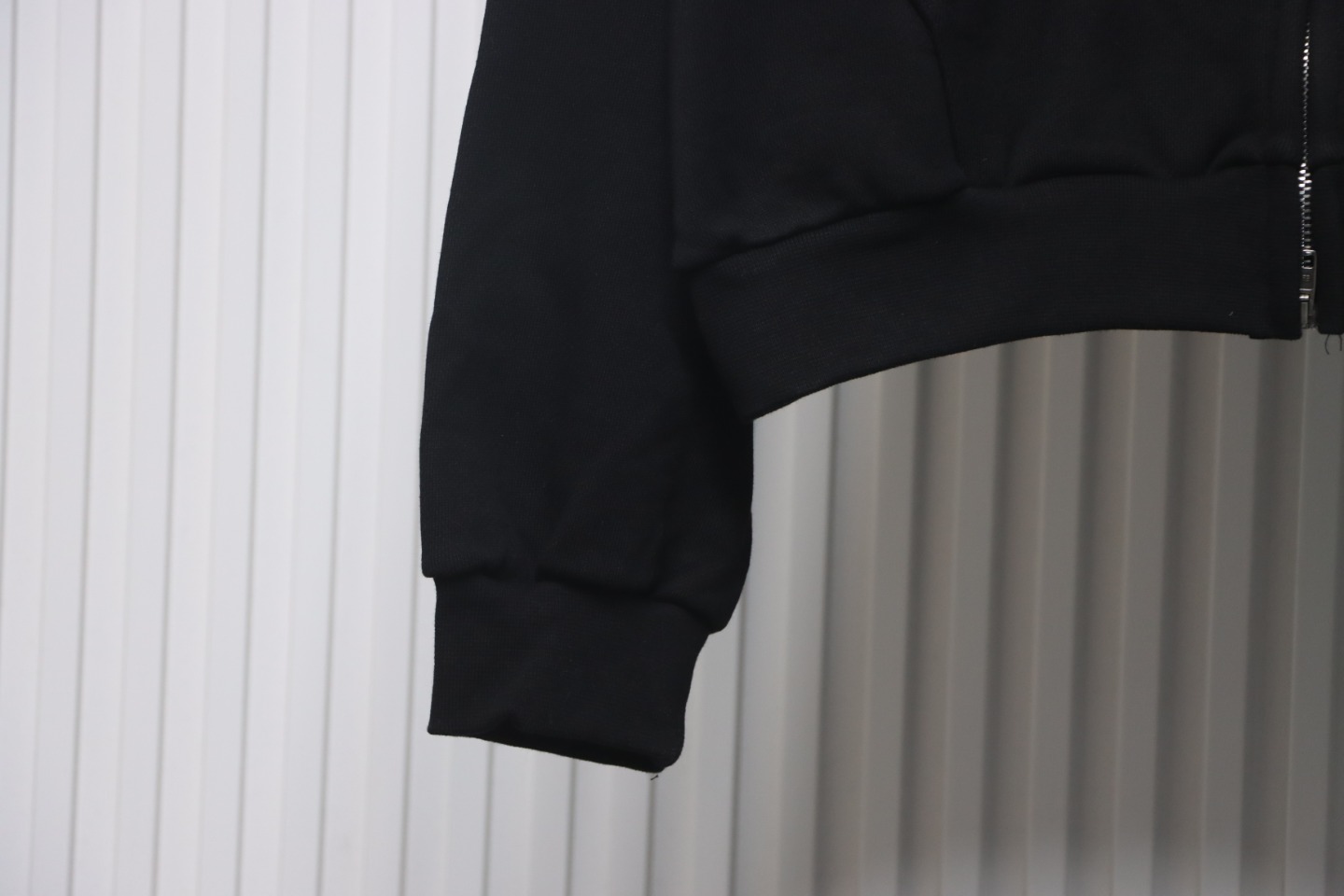 Balenciaga New Simple Hooded Zip-Up Jacket Black