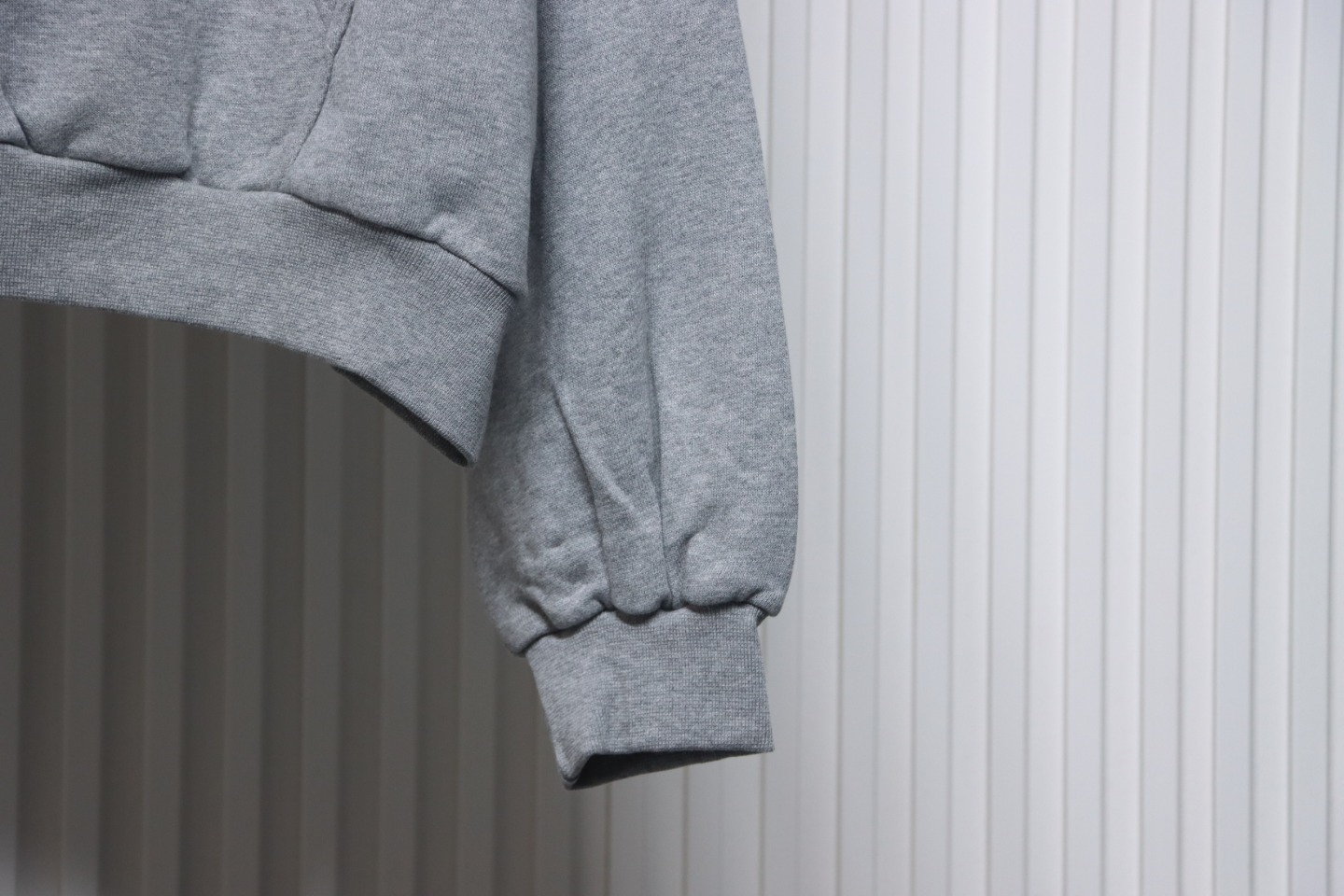 Balenciaga New Simple Hooded Zip-Up Jacket Grey