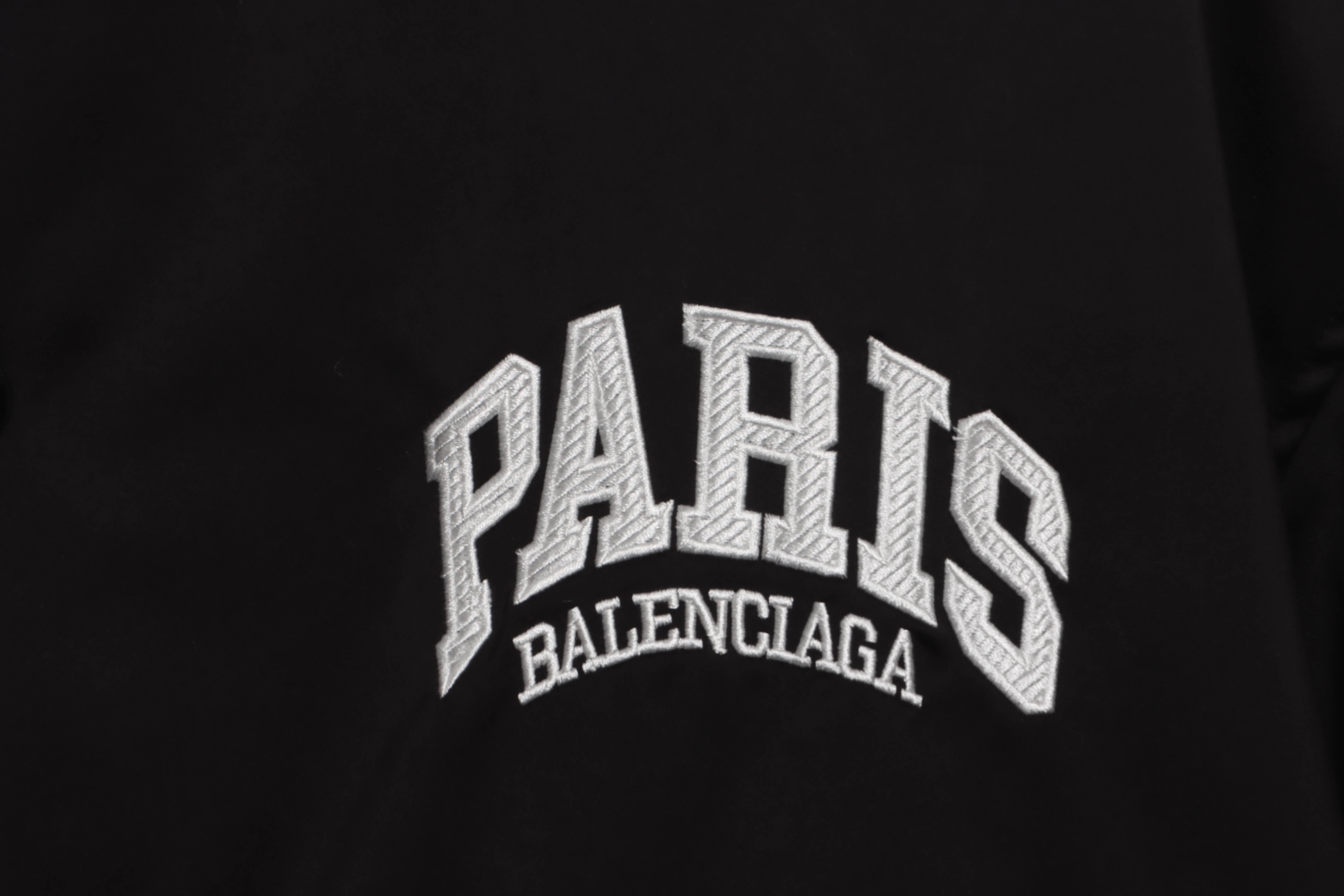 Balenciaga PARIS Logo Baseball Jacket