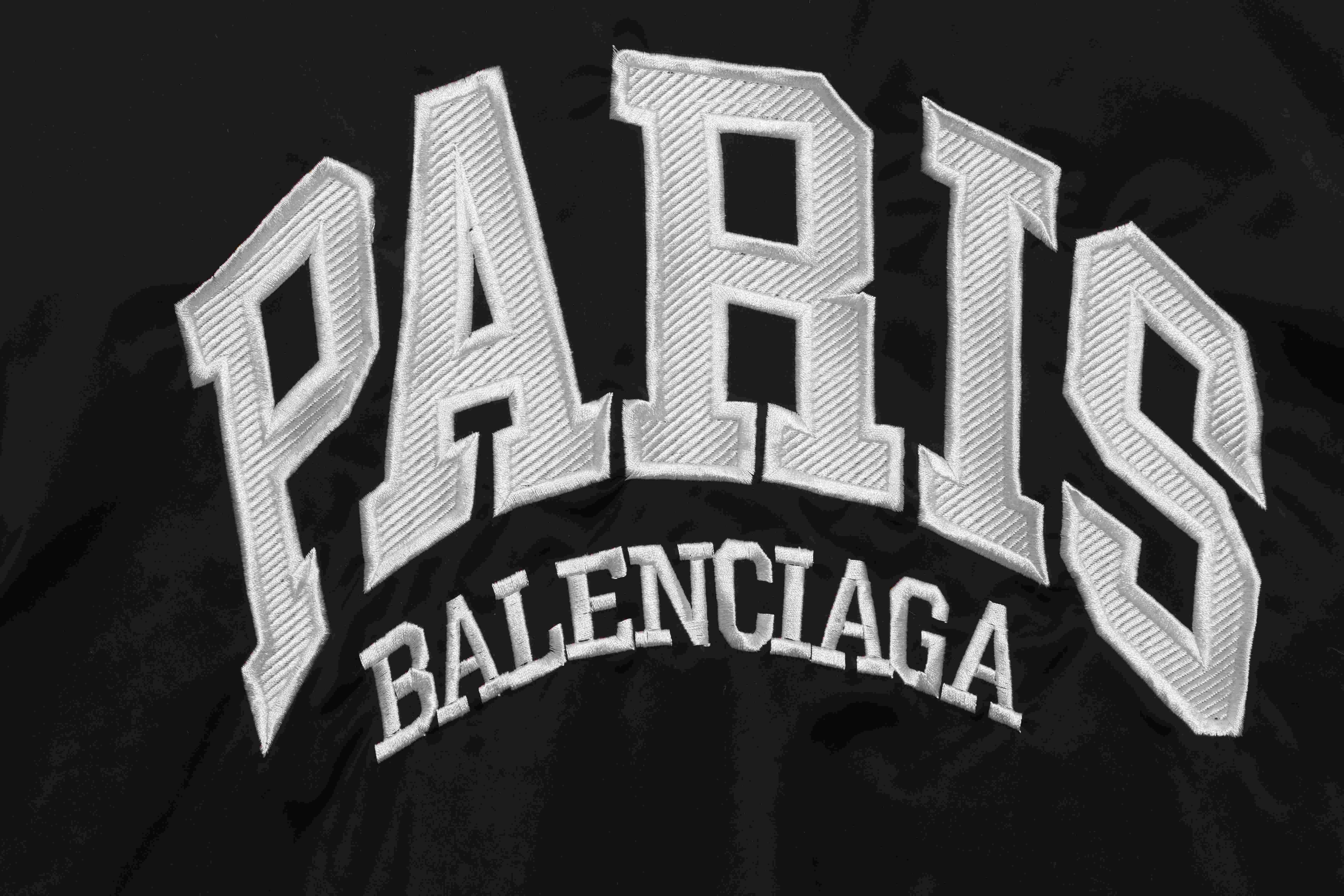 Balenciaga PARIS Logo Baseball Jacket
