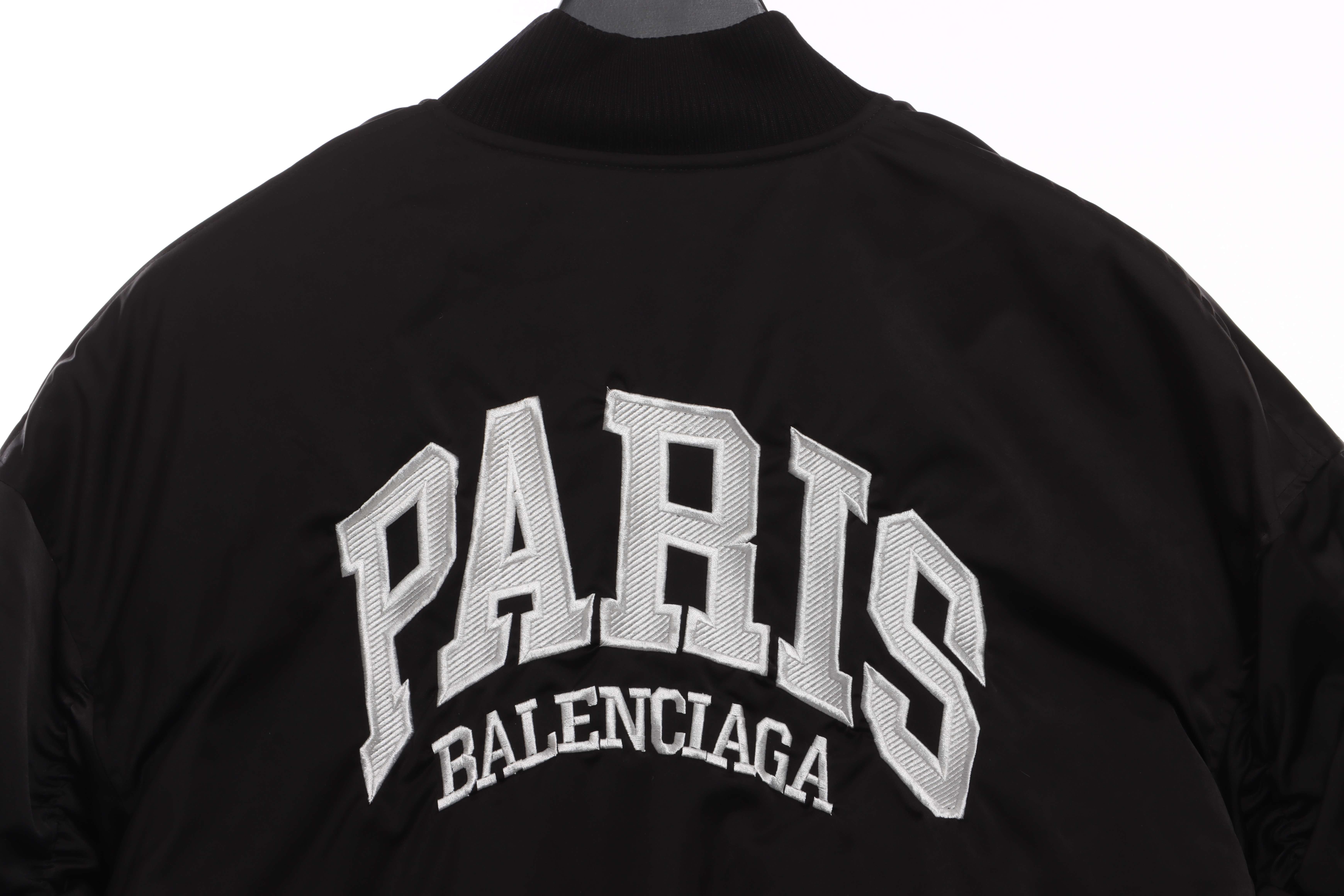 Balenciaga PARIS Logo Baseball Jacket
