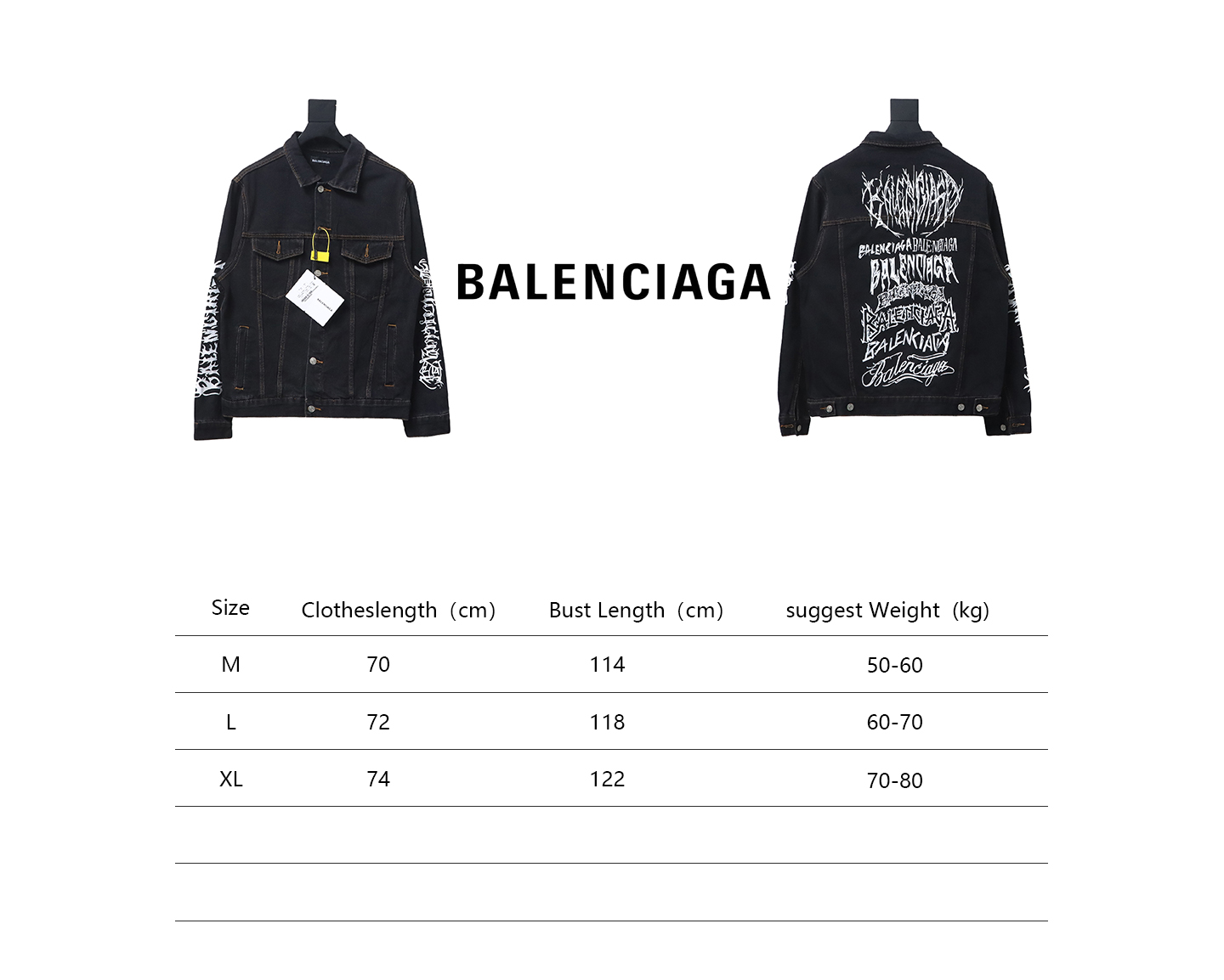 Balenciaga Runway-Style Dragon Year Limited Edition Denim Jacket