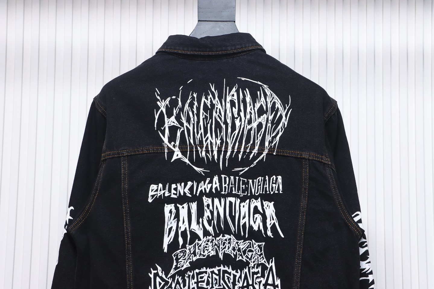 Balenciaga Runway-Style Dragon Year Limited Edition Denim Jacket