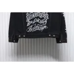 Balenciaga Runway-Style Dragon Year Limited Edition Denim Jacket