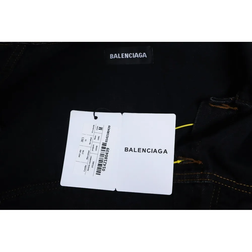 Balenciaga Runway-Style Dragon Year Limited Edition Denim Jacket