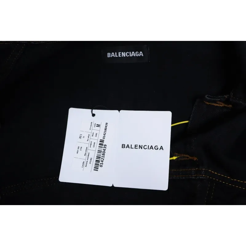 Balenciaga Runway-Style Dragon Year Limited Edition Denim Jacket
