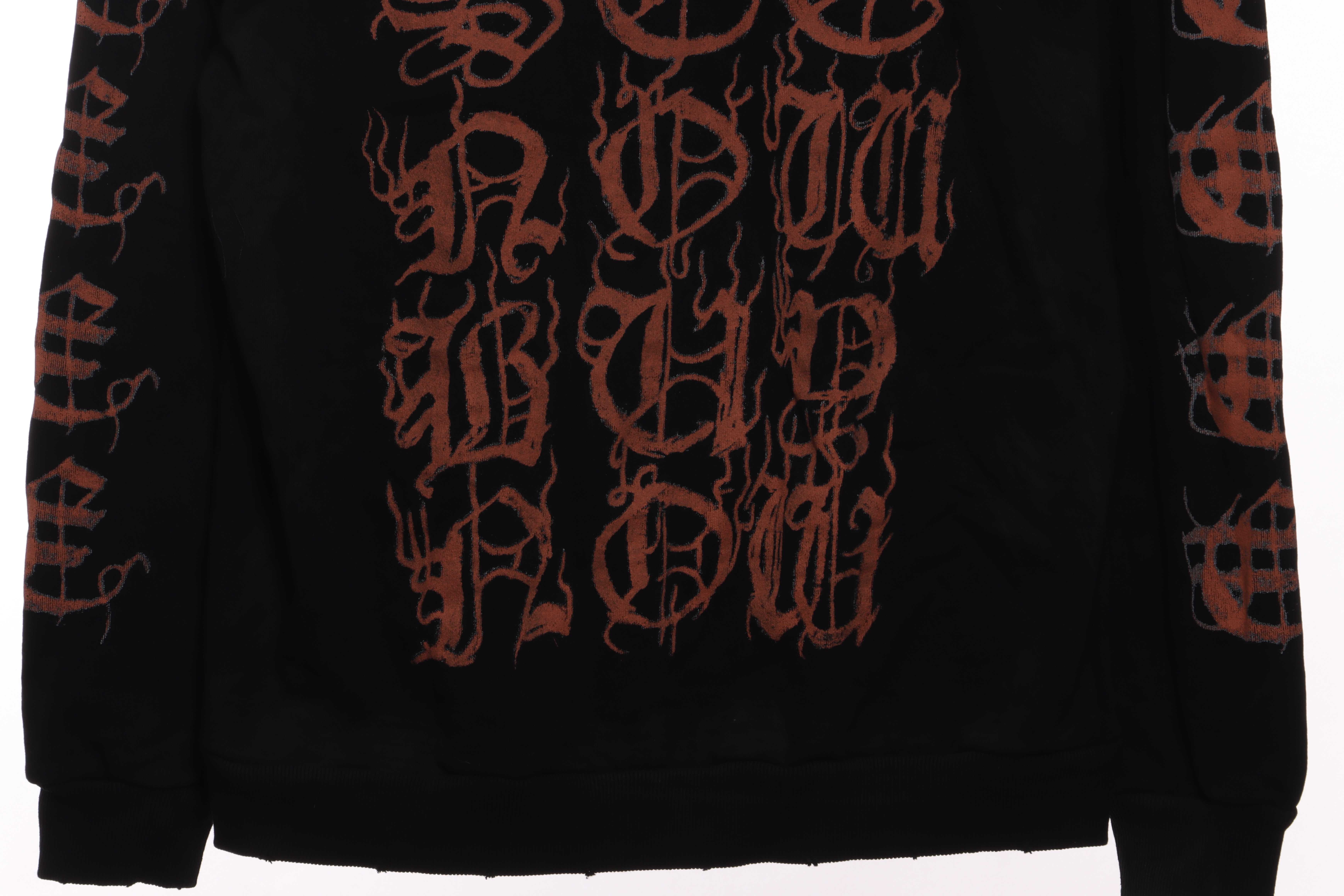 Balenciaga Sanskrit Distressed Mud-Dyed Jacket