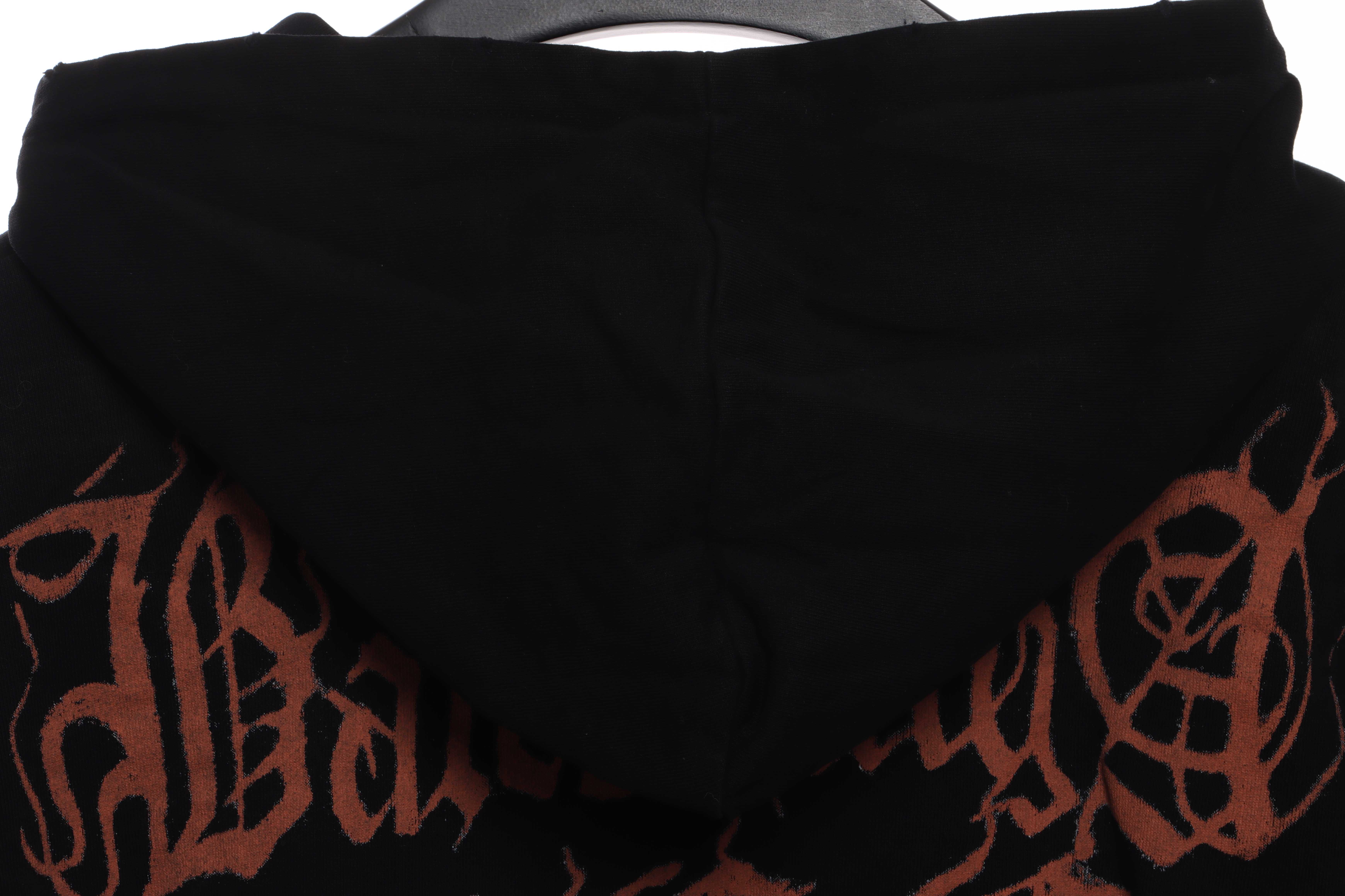 Balenciaga Sanskrit Distressed Mud-Dyed Jacket