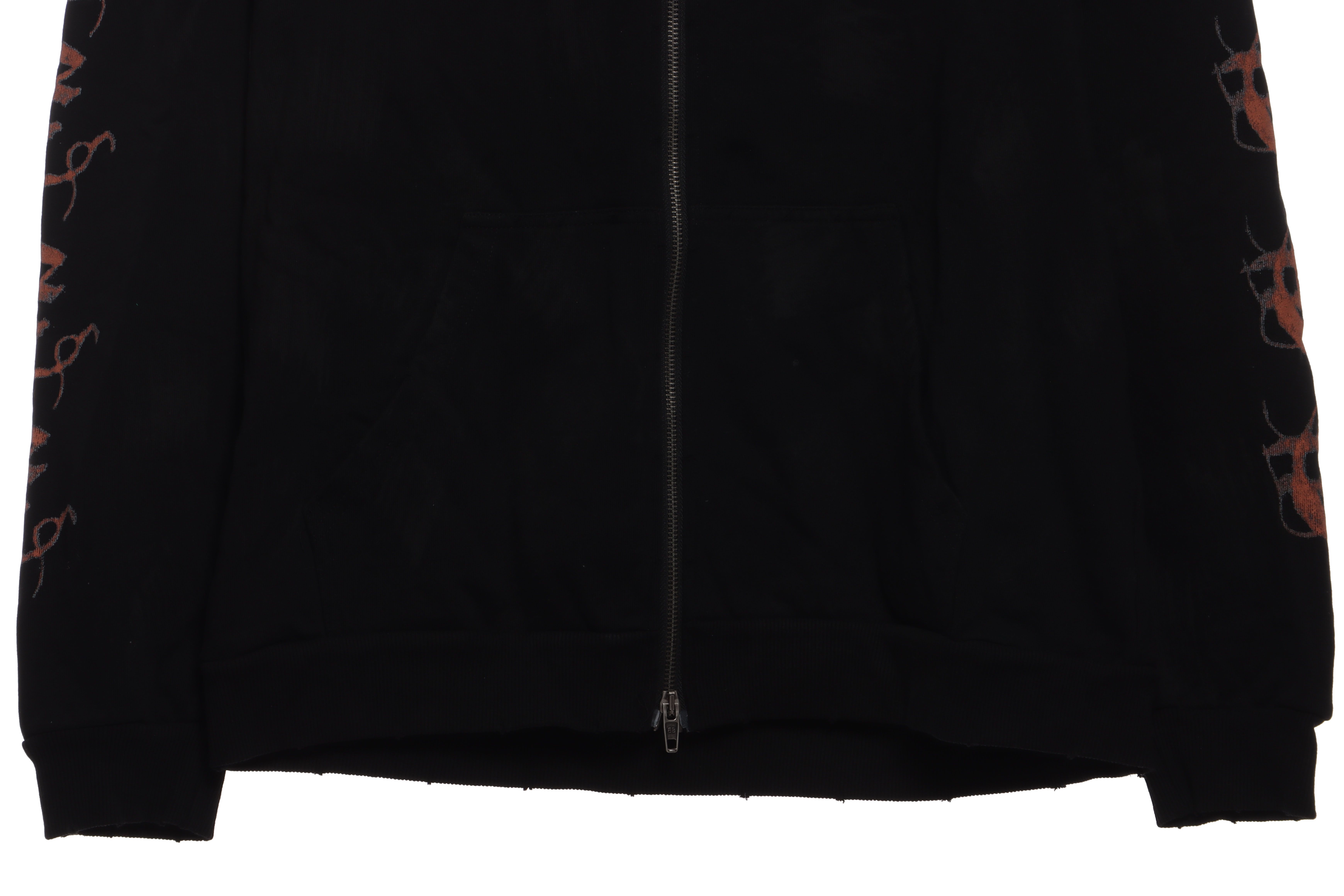 Balenciaga Sanskrit Distressed Mud-Dyed Jacket