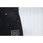 Balenciaga Single Breasted Jeans With Logo Embroidery On The Side