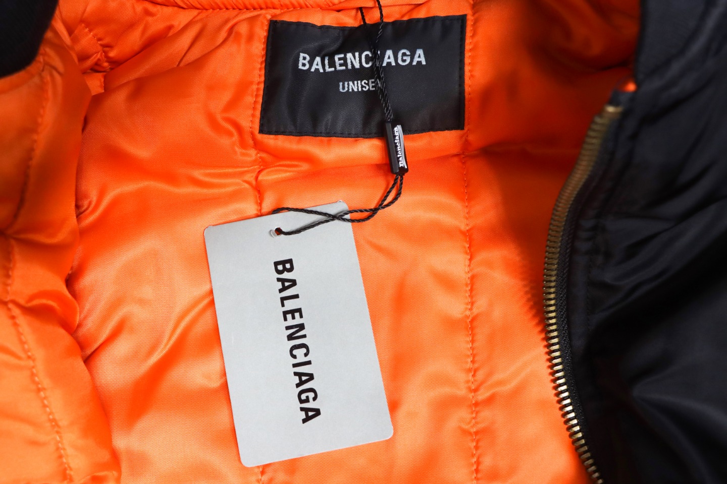 Balenciaga Sleeve Zip-Up Bomber Jacket