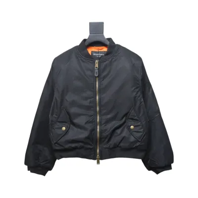 Balenciaga Sleeve Zip-Up Bomber Jacket 01