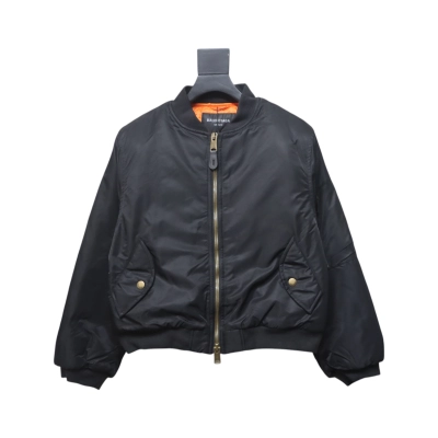 Balenciaga Sleeve Zip-Up Bomber Jacket 01