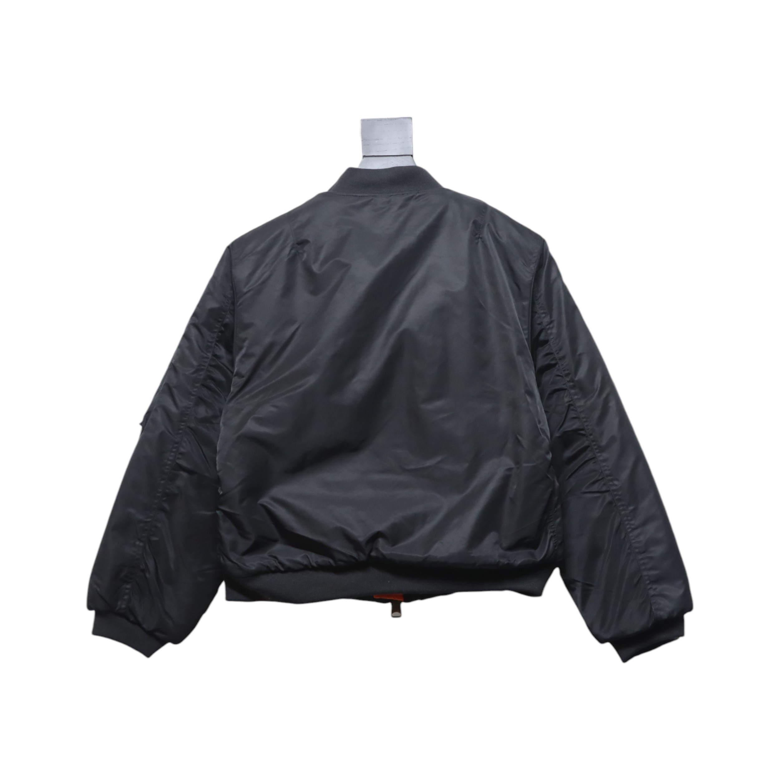 Balenciaga Sleeve Zip-Up Bomber Jacket