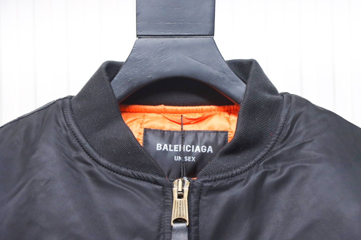 Balenciaga Sleeve Zip-Up Bomber Jacket