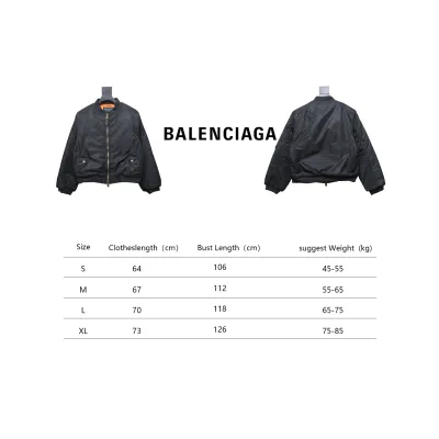 Balenciaga Sleeve Zip-Up Bomber Jacket 02