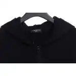 Balenciaga Small Embroidered LOGO Zipper Hoodie