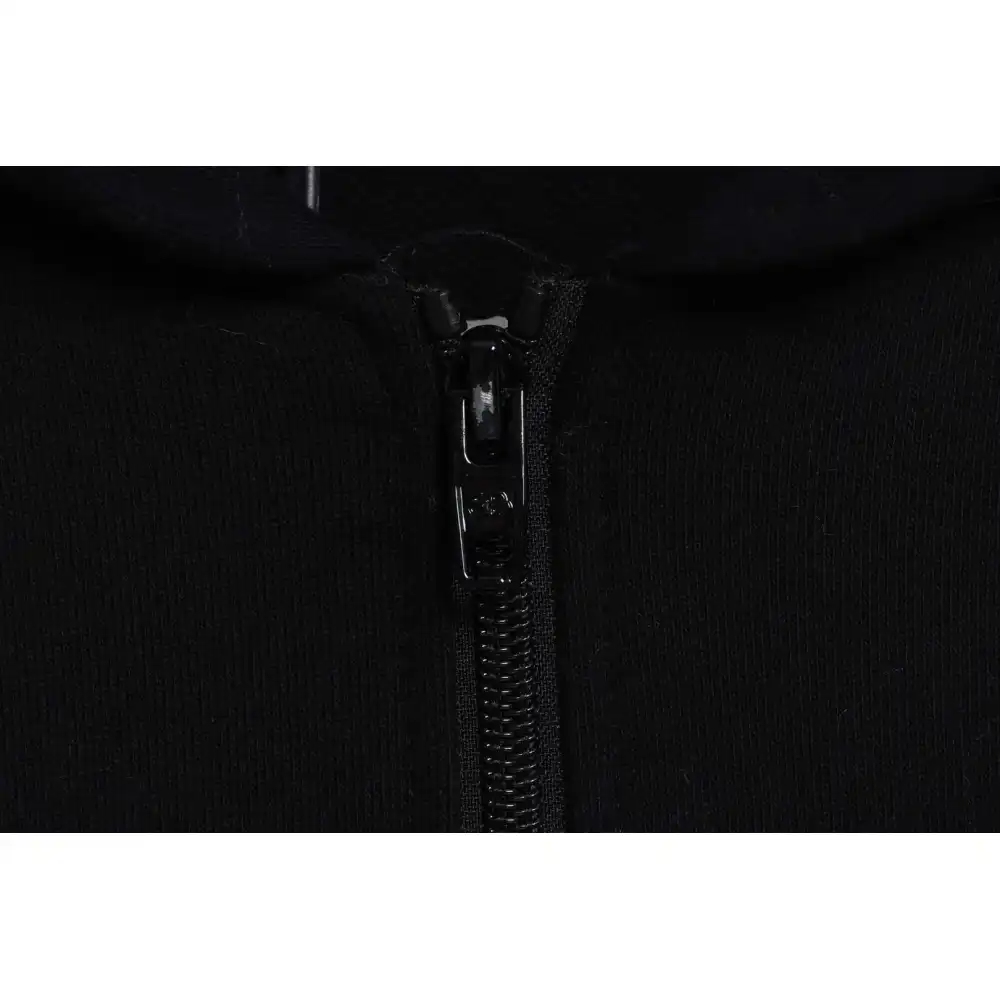Balenciaga Small Embroidered LOGO Zipper Hoodie