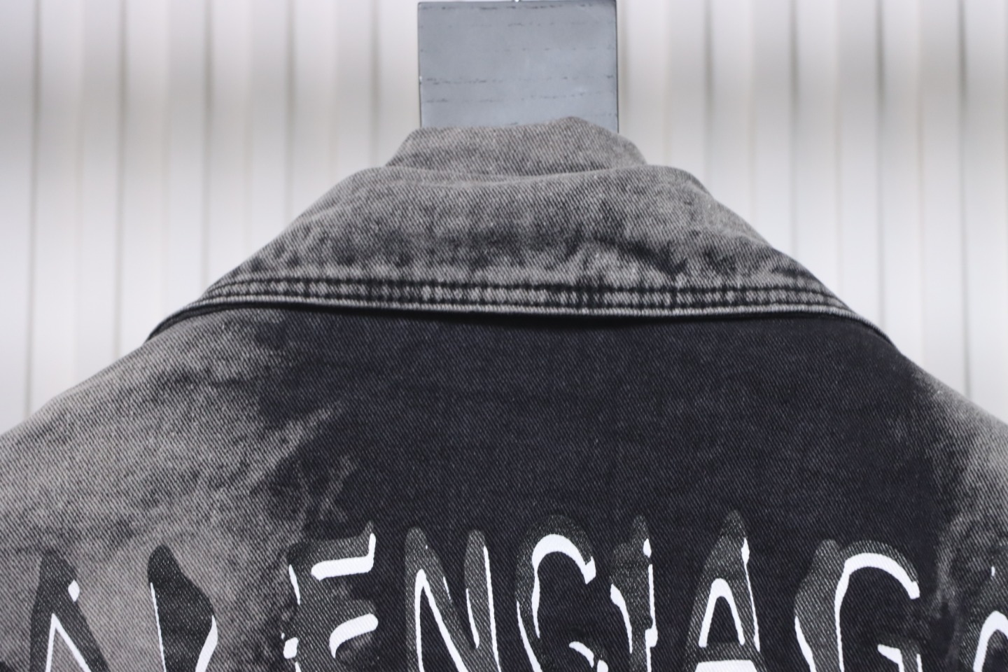 Balenciaga SS24 OF Funny Graffiti Denim Jacket