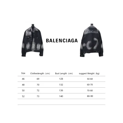 Balenciaga SS24 OF Funny Graffiti Denim Jacket 02