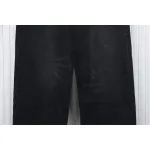 Balenciaga Washed Black Loose Wide-Leg Jeans