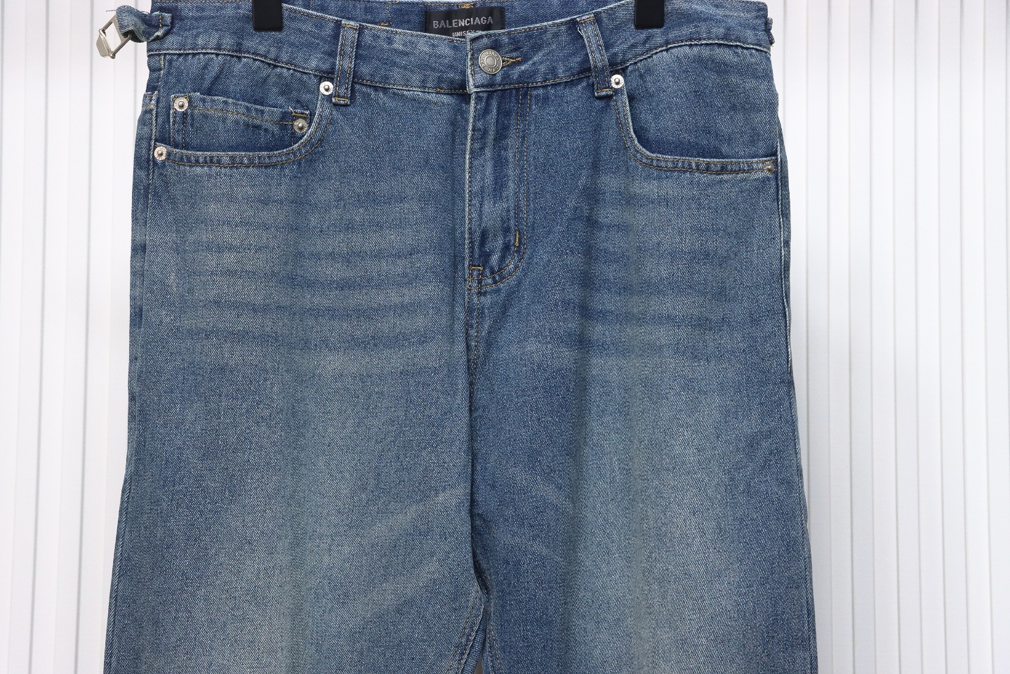 Balenciaga Washed Damaged Jeans