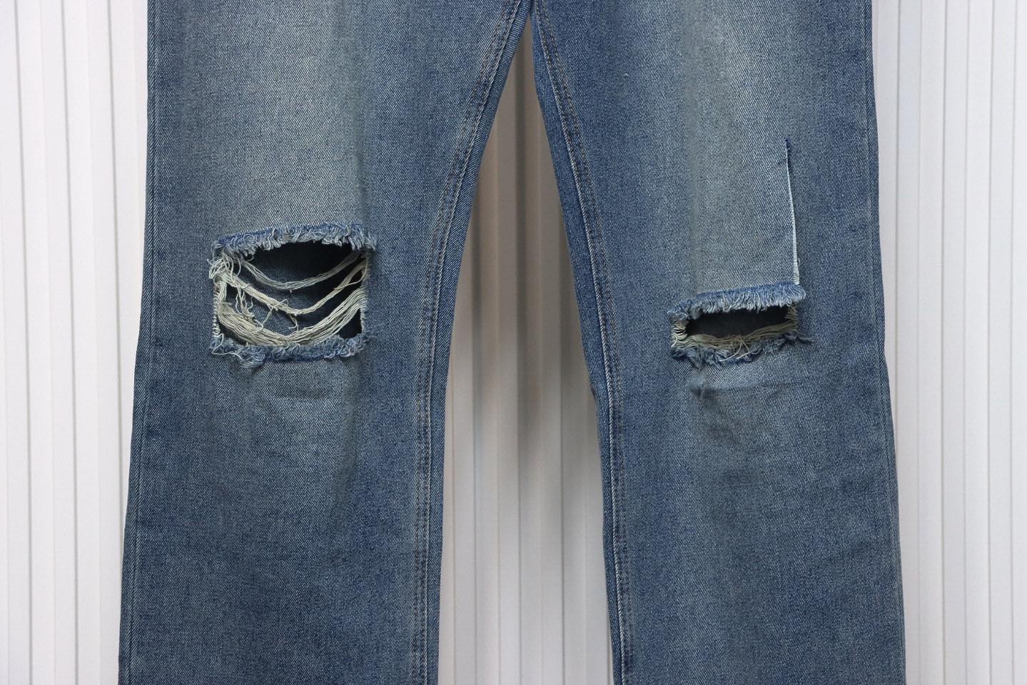 Balenciaga Washed Damaged Jeans