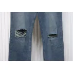 Balenciaga Washed Damaged Jeans
