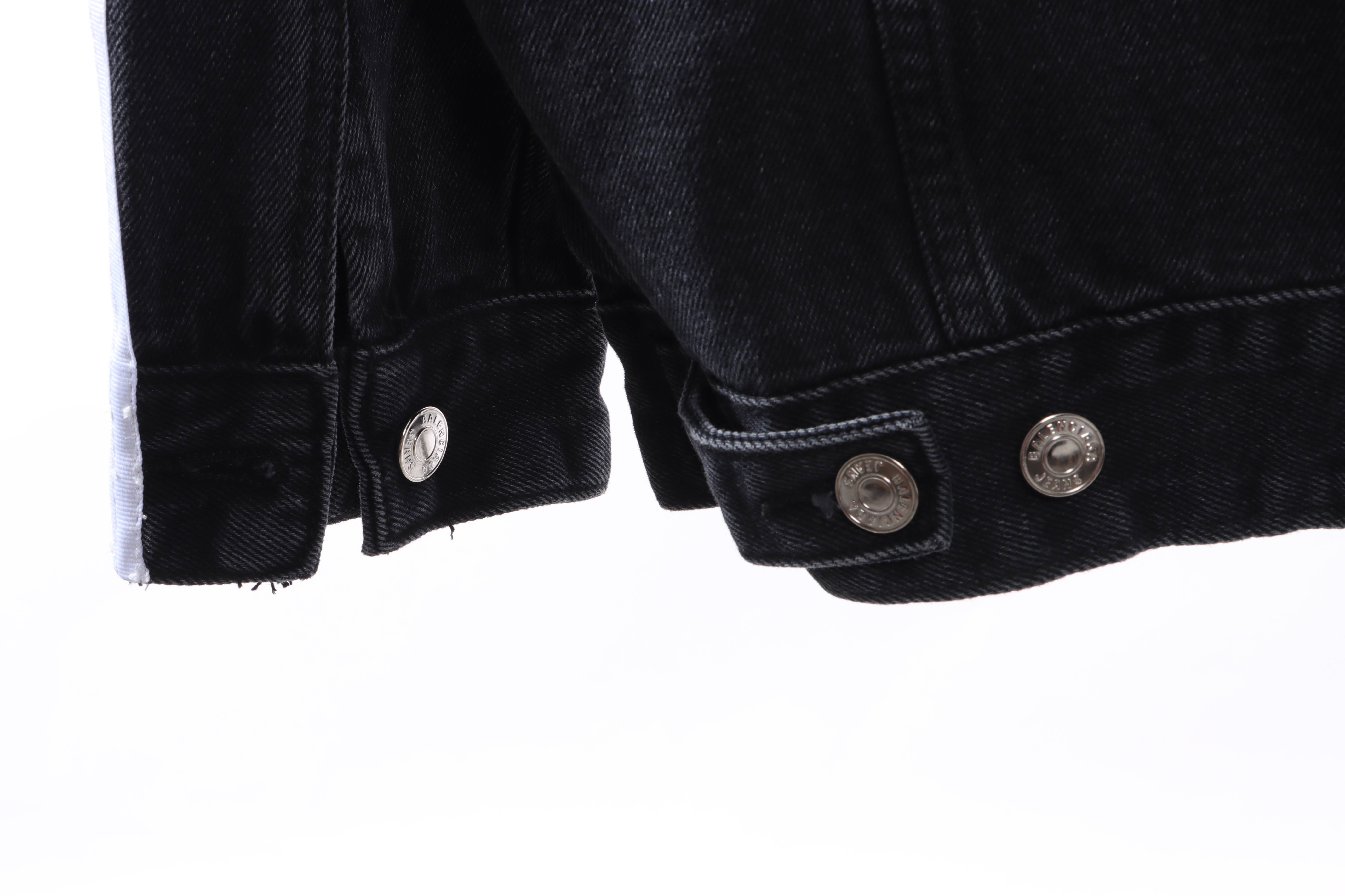 Balenciaga x AD Three-Stripe Denim Jacket