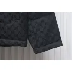 Balenciaga x Gucci Double B Full Print Jacquard Down Jacket Black