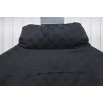 Balenciaga x Gucci Double B Full Print Jacquard Down Jacket Black