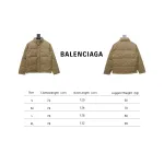 Balenciaga x Gucci Double B Full Print Jacquard Down Jacket Brown