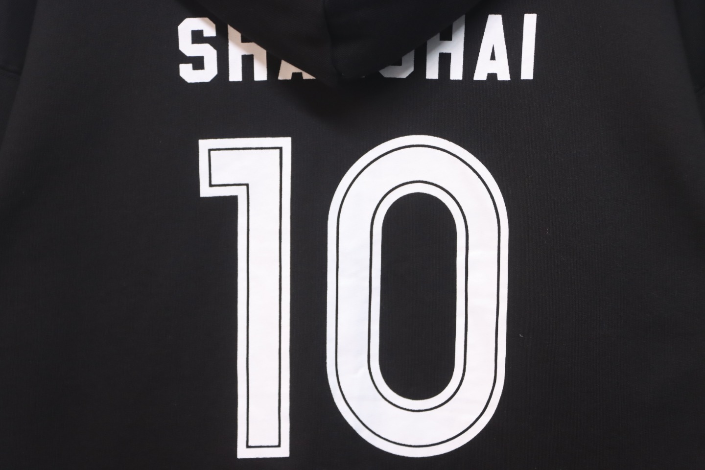 Balenciaga x Manchester United Embroidered Print Zip-Up Hoodie Jacket Black