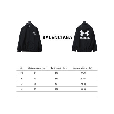 Balenciaga x Under Armour Sports SuitJacket Windbreaker Coat 02