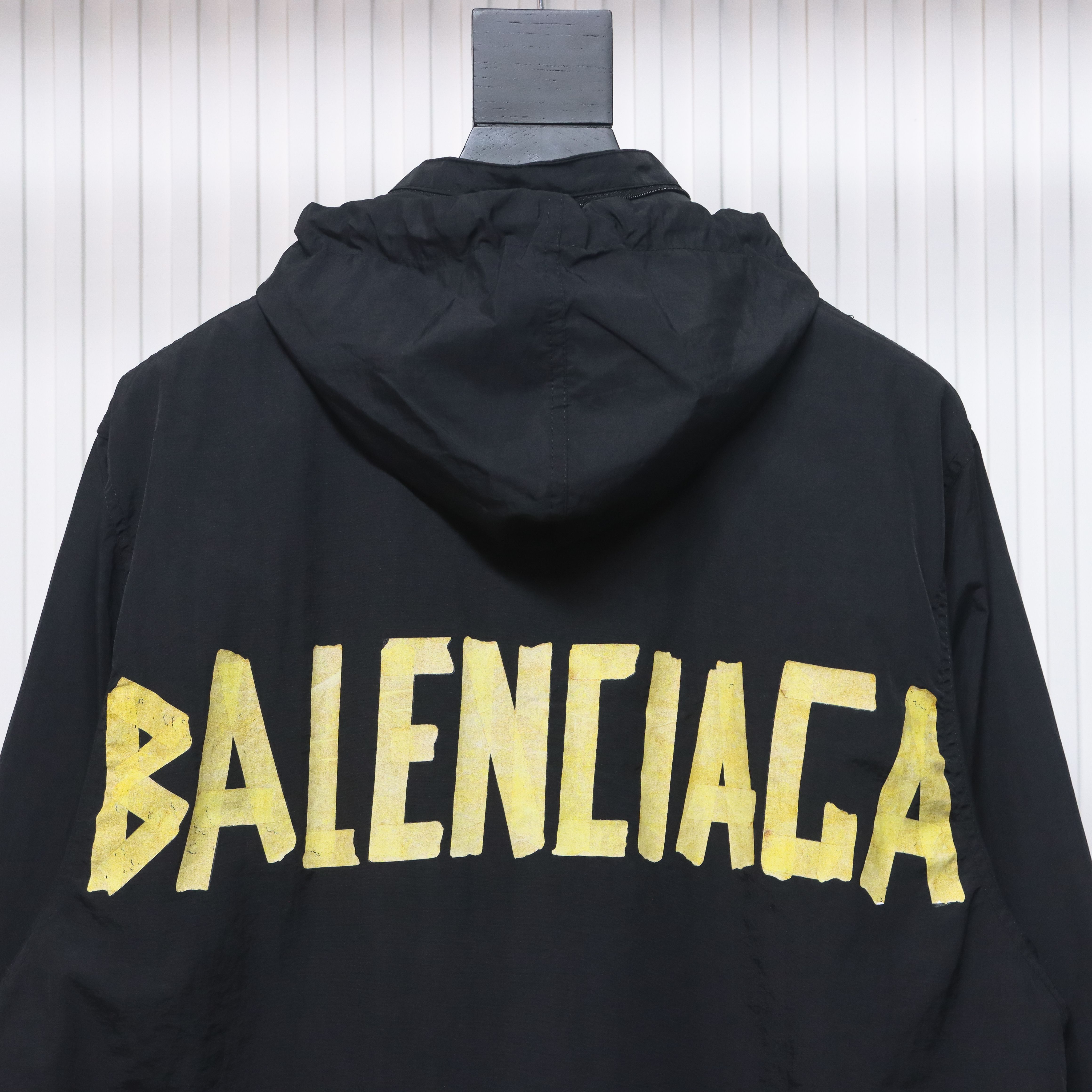 Balenciaga Yellow Tape Letter Jacket