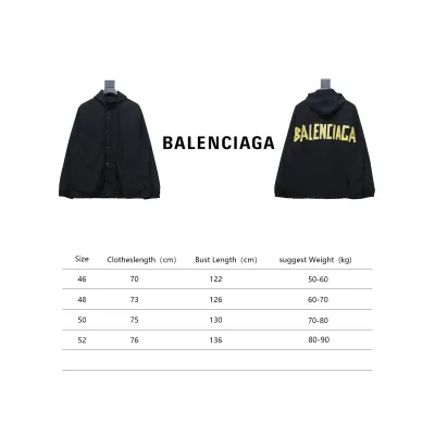 Balenciaga Yellow Tape Letter Jacket 02