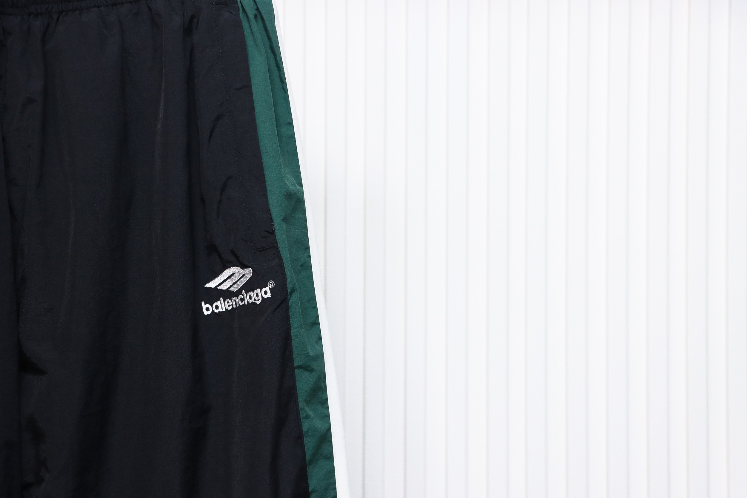 Balenciaga 23FW Catwalk Style Spliced Sports Suit Trousers