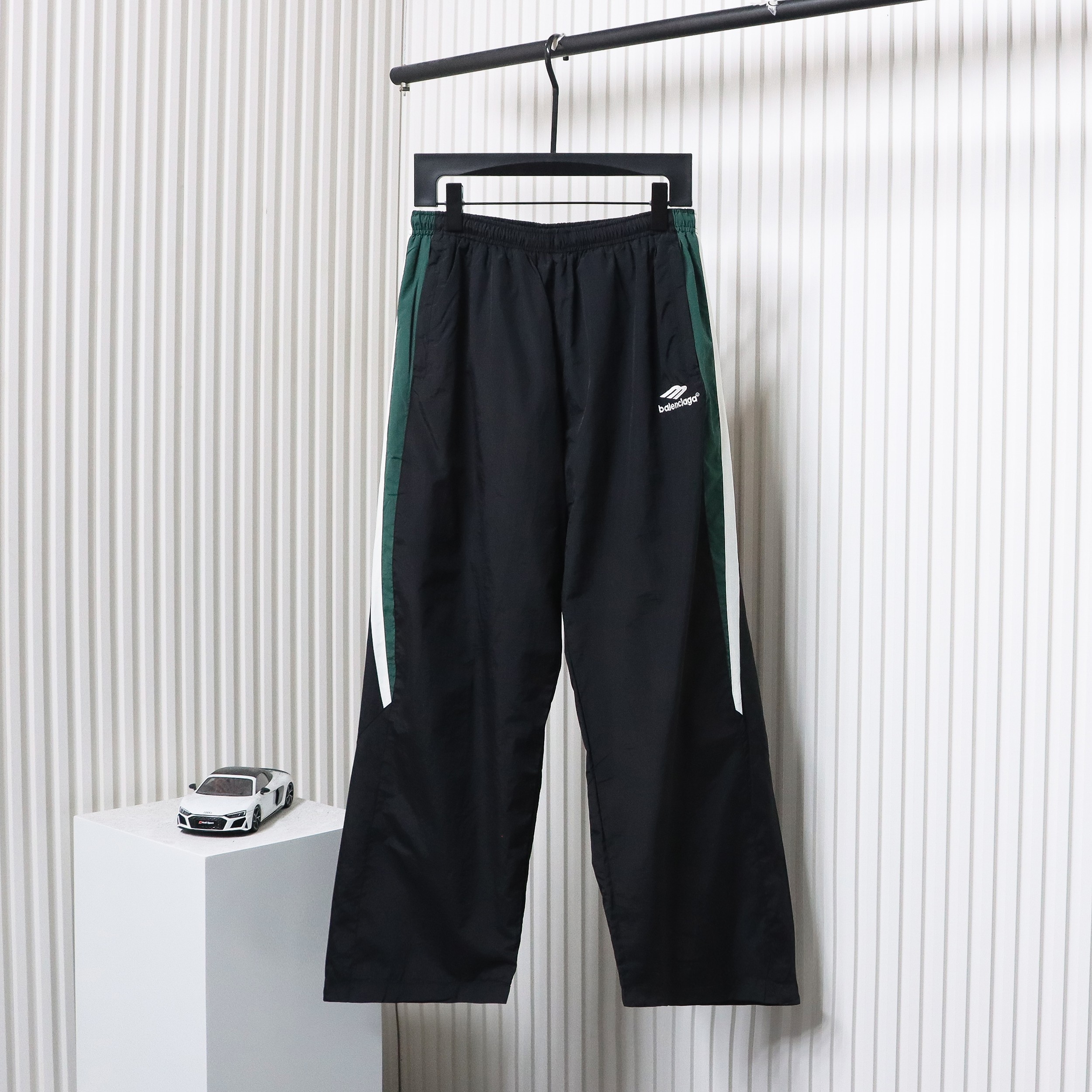 Balenciaga 23FW Catwalk Style Spliced Sports Suit Trousers