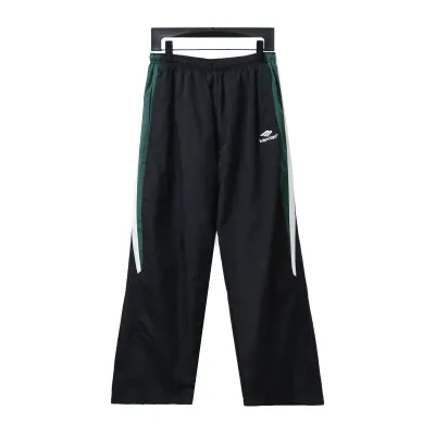Balenciaga 23FW Catwalk Style Spliced Sports Suit Trousers 01