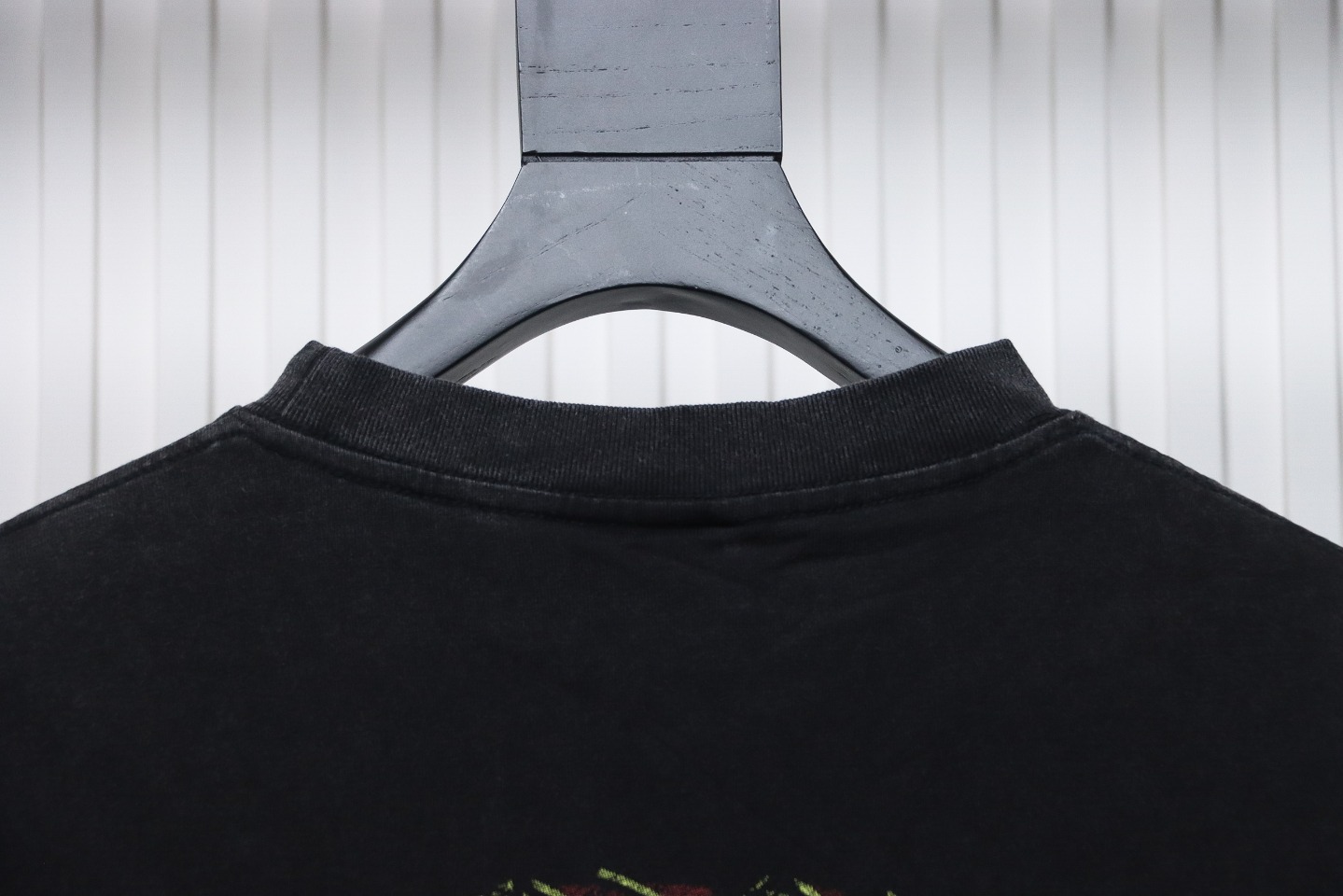 Balenciaga 23SS New Sanskrit Disaster Flame Printed Long Sleeve T-shirt