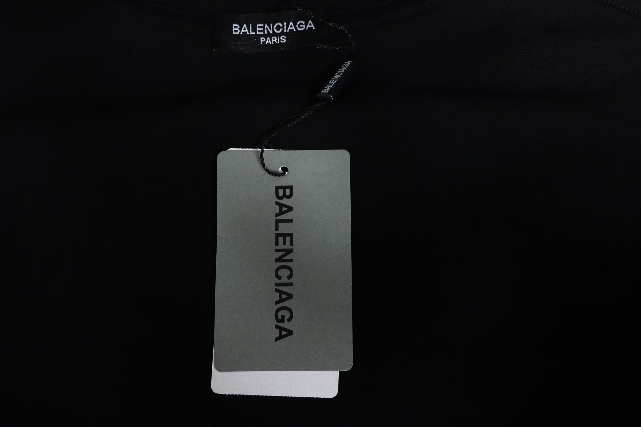 Balenciaga 23ss Plastic Cup Print Short Sleeves Black