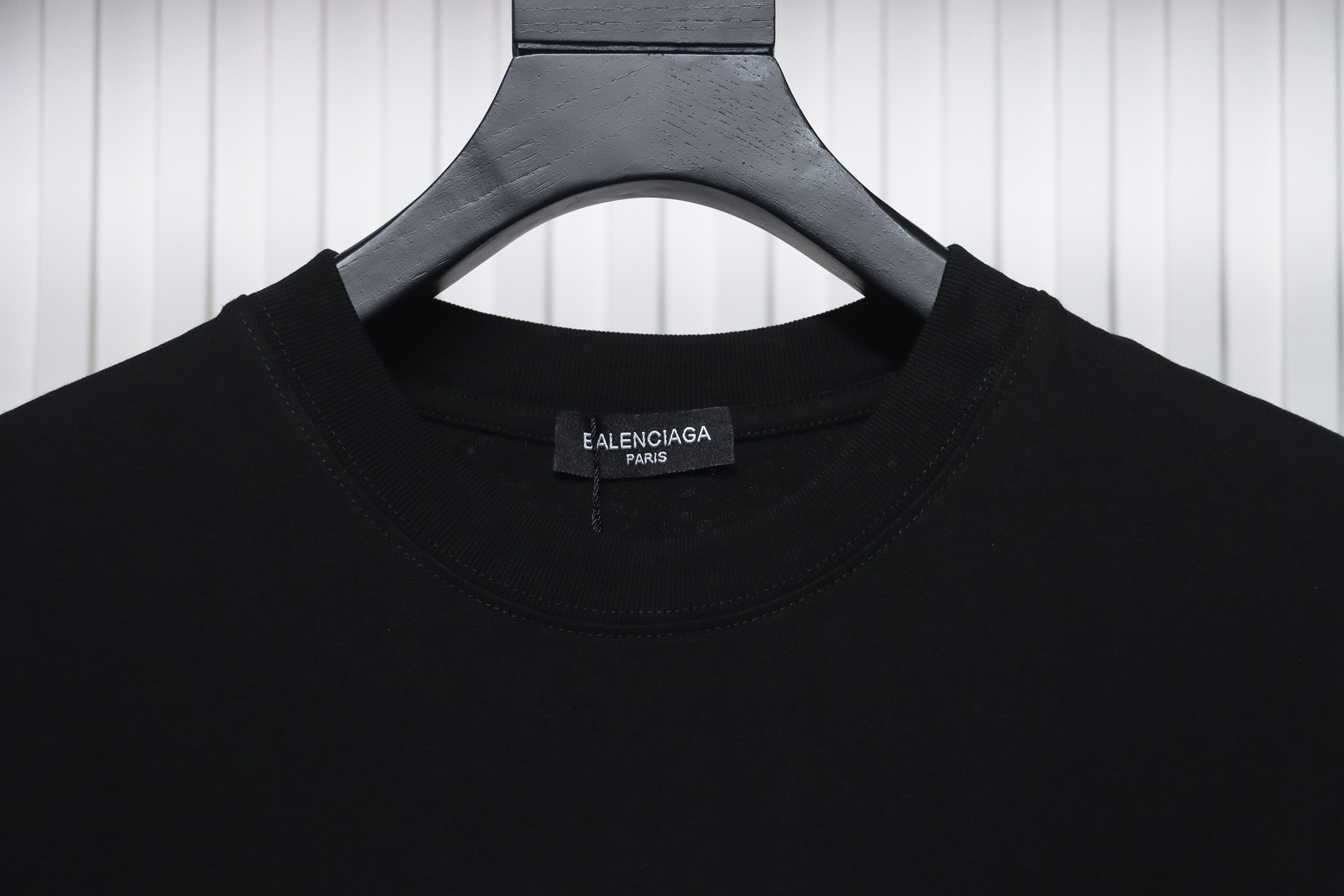 Balenciaga 23ss Plastic Cup Print Short Sleeves Black