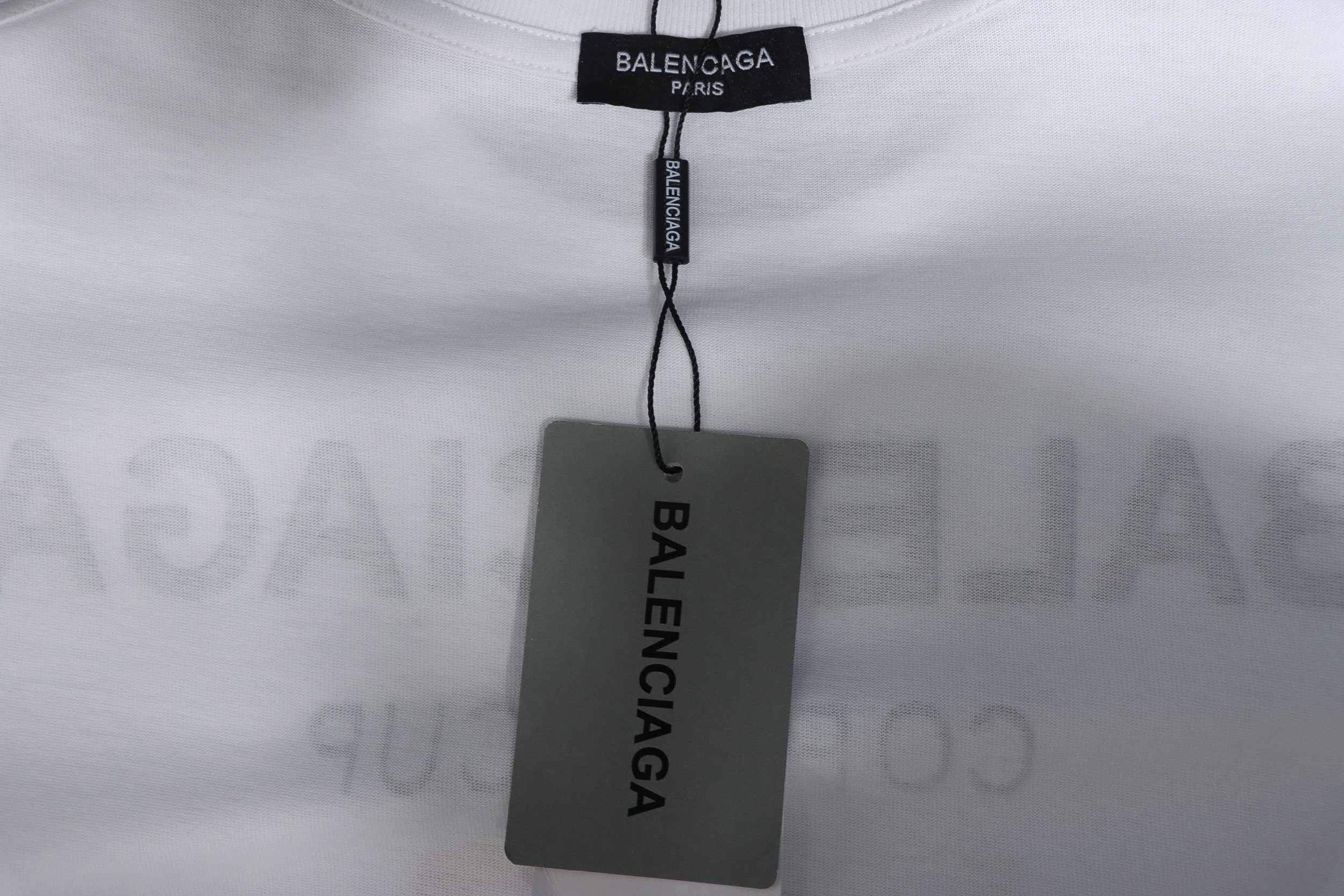Balenciaga 23ss Plastic Cup Print Short Sleeves White