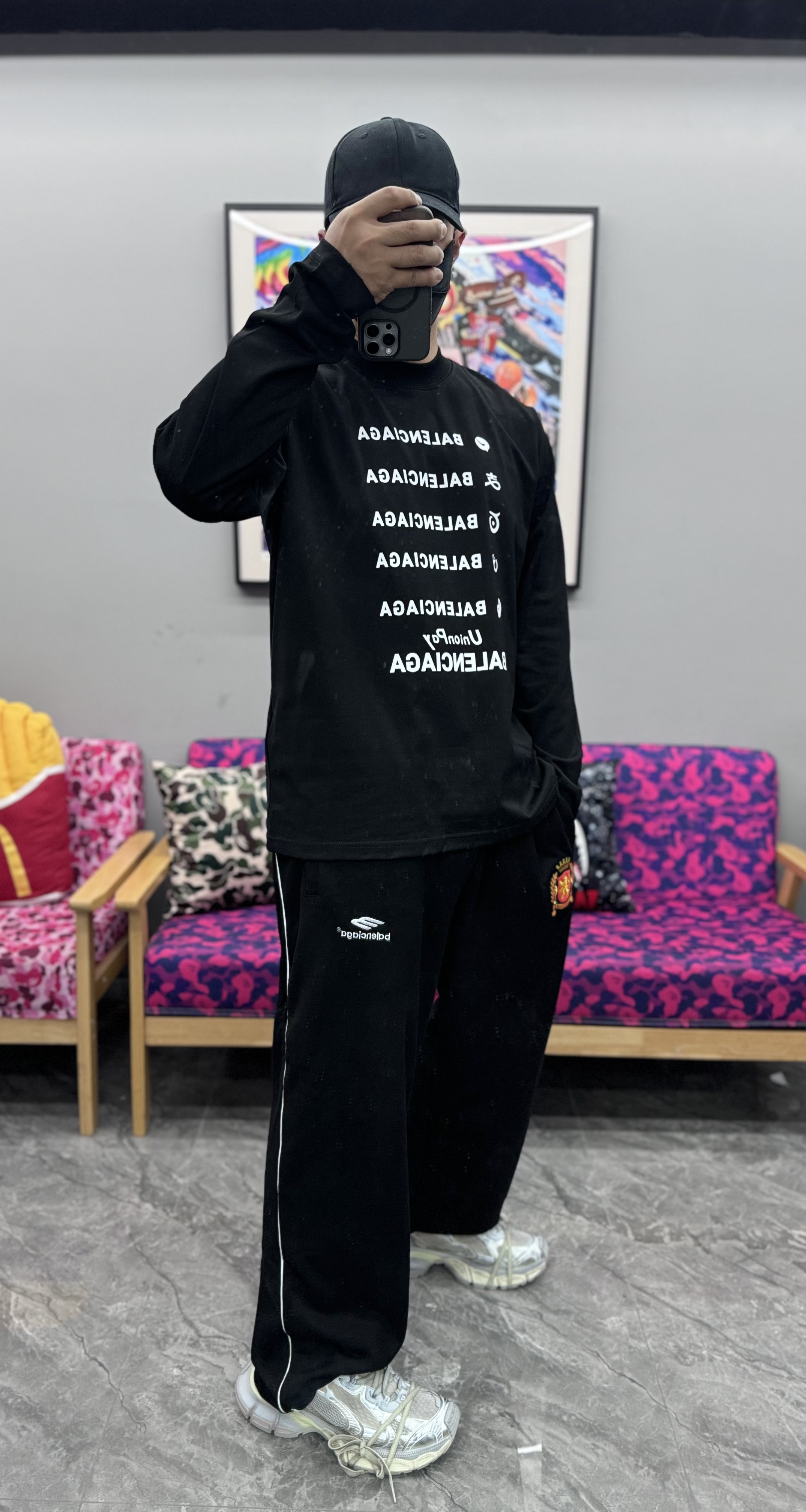 Balenciaga 24 Manchester United Co-Branded Trousers