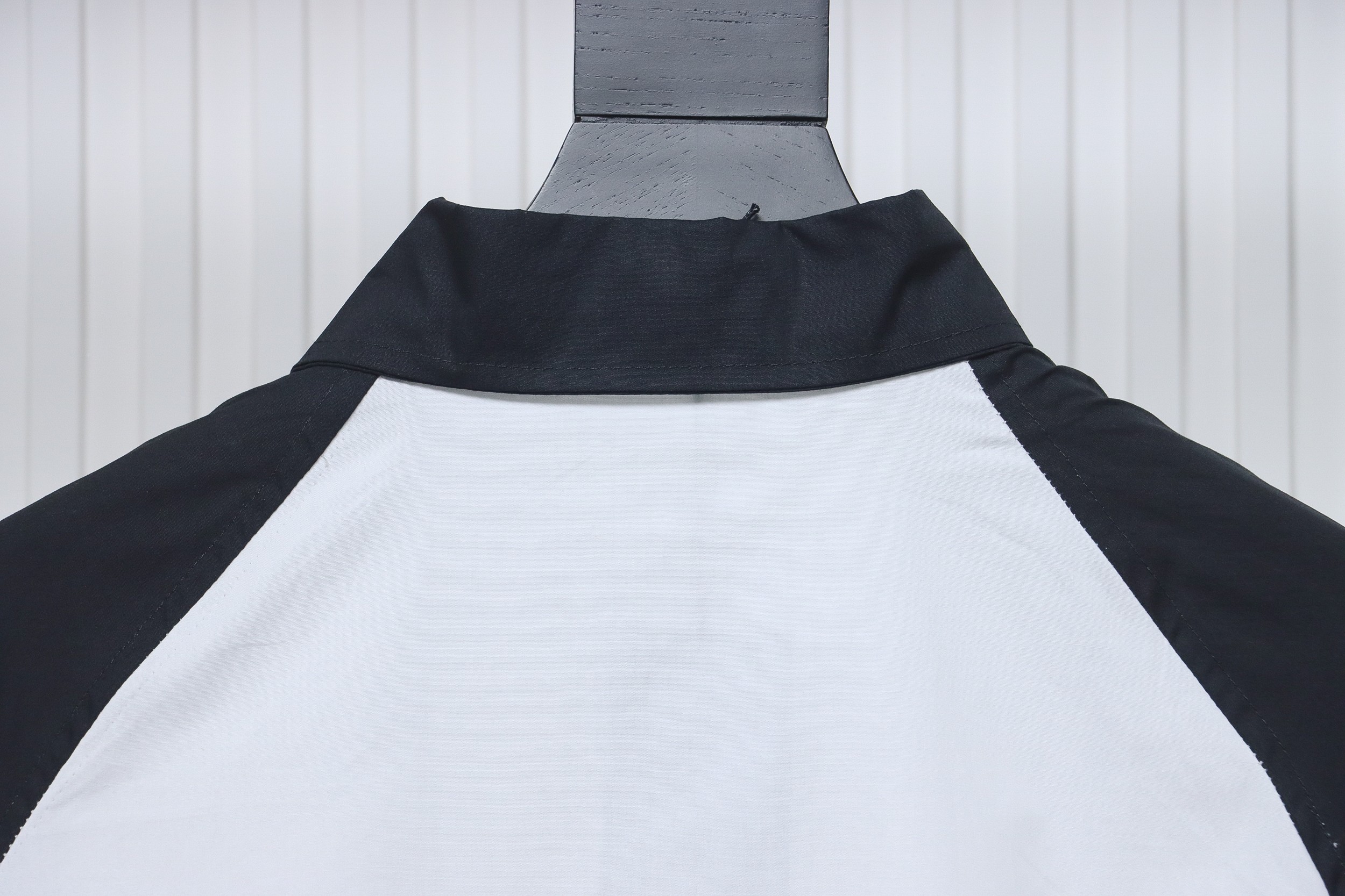 Balenciaga 24FW Black And White Panda 3B Embroidered Long Sleeve Shirt